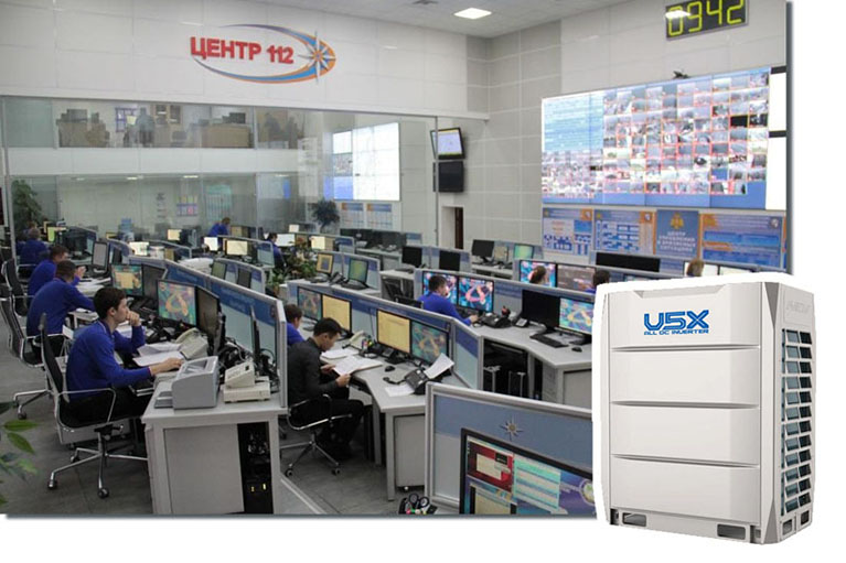 VRF-система MDV V5X в новом Центре обработки вызовов системы N112 в Екатеринбурге